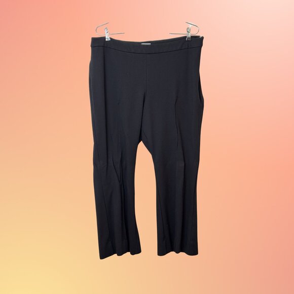 On 34th Pants - On 34th Flare Leg Soft Black Dress Pants w/ Flare Leg, Size 0X